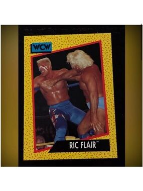 Ric Flair 1991 Impel WWE WCW Rookie RC Wrestling Card